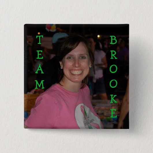 Team Brooke Afbeelding Button (Voorkant)