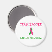 Team Brooke Ribbon Magnet (Voorkant / Achterkant)