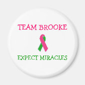 Team Brooke Ribbon Magnet (Voorkant)