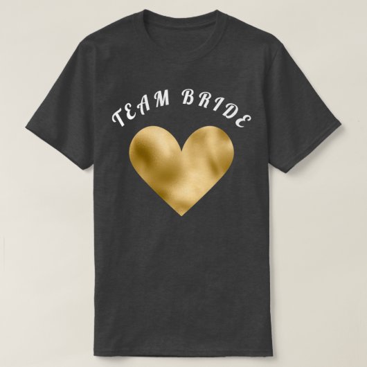 team bruid 3 t-shirt (Design voorkant)