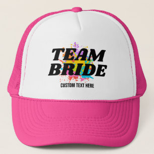 Team Bruid Aangepaste Bachelorette Bruiloft Favori Trucker Pet