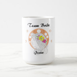 Team Bruid | Aanpasbare handschets Koffiemok