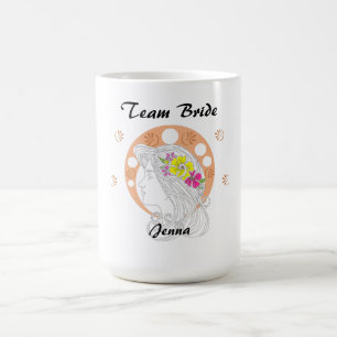 Team Bruid   Aanpasbare handschets Koffiemok