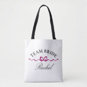 Team Bruid Accessoire · Persoonlijk Cadeau Bruidsm Tote Bag (Voorkant)