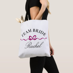 Team Bruid Accessoire · Persoonlijk Cadeau Bruidsm Tote Bag