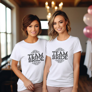 Team Bruid Bachelorette Bruiloft Partij Bruidsmeis T-shirt