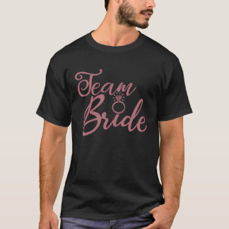 Team Bruid Bachelorette Feest Bruiloft Groep T-shirt