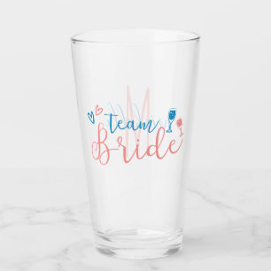Team Bruid Bachelorette Feest Persoonlijk Glas