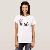 Team Bruid Bachelorette Feest T-shirt (Voorkant volledig)