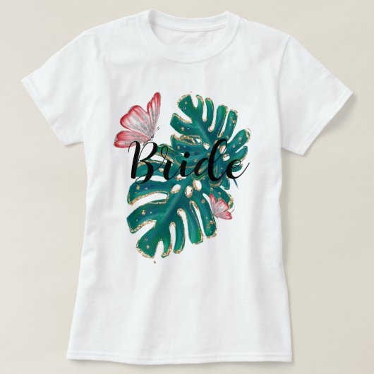 Team Bruid Bachelorette Feest T-shirt (Design voorkant)