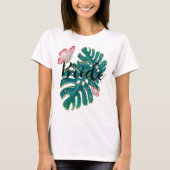 Team Bruid Bachelorette Feest T-shirt (Voorkant)