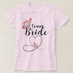 Team Bruid Bachelorette Feest T-shirt