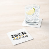 Team Bruid Best Man Kartonnen Onderzetters (Insitu)