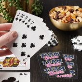 Team Bruid Bold Trouwfeest Pokerkaarten (Insitu)
