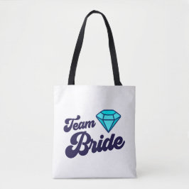 Team Bruid Boodschappentas Tote Bag