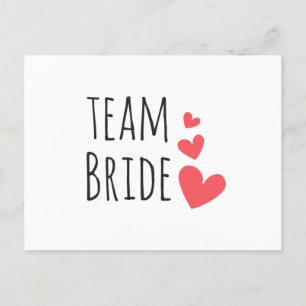 Team Bruid Briefkaart