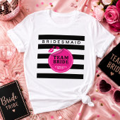 Team Bruid Bruidsmeisje Glam Tri-Blend Shirt