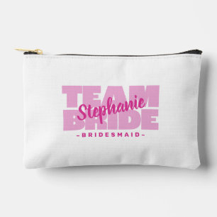 Team Bruid Bruidsmeisje Naam Bruidsmeisje Roze Cad Etui