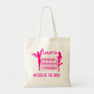 Team bruid bruidsmeisjes tote bag