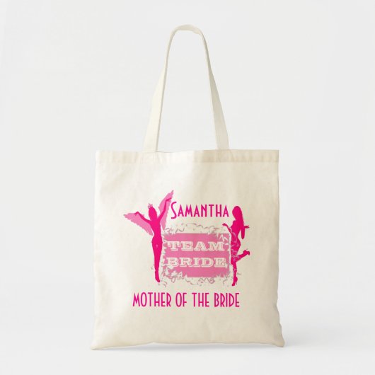 Team bruid bruidsmeisjes tote bag (Voorkant)