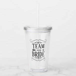 TEAM BRUID BRUIDSPARTY TUMBLER ACRYL DRINKBEKER