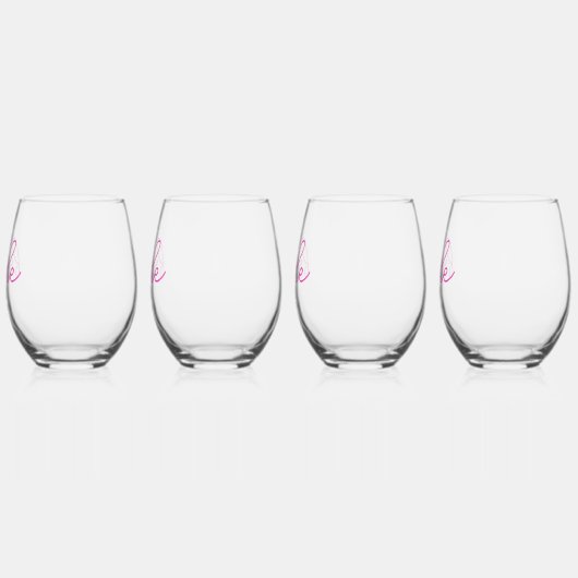 Team bruid bruiloft vrijgezelle wijnglas zonder voet (Links)