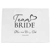 Team Bruid Cadeautas - Perfecte Bachelorette Feest (Voorkant)