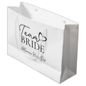 Team Bruid Cadeautas - Perfecte Bachelorette Feest (Voorkant Gekanteld)
