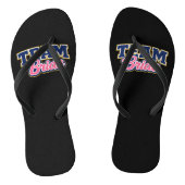 Team Bruid Creatieve Trouwpartij Teenslippers (Voetbed)