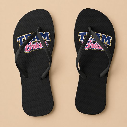 Team Bruid Creatieve Trouwpartij Teenslippers