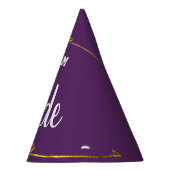 Team bruid elke aangepaste kleur met goud feesthoedjes (Rechts)