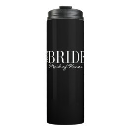 Team Bruid Ere-juffrouw Bruiloftsfeest Tumbler Thermosbeker