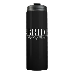 Team Bruid Ere-juffrouw Bruiloftsfeest Tumbler Thermosbeker