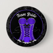 Team Bruid Flirterig Paars Lijfje Ronde Button 7,6 Cm (Voorkant)
