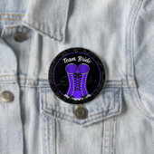 Team Bruid Flirterig Paars Lijfje Ronde Button 7,6 Cm (In situ)