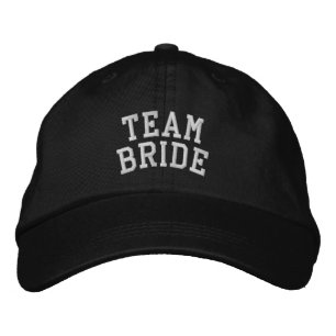 Team Bruid Geborduurde Bachelorette Party Hoed Pet