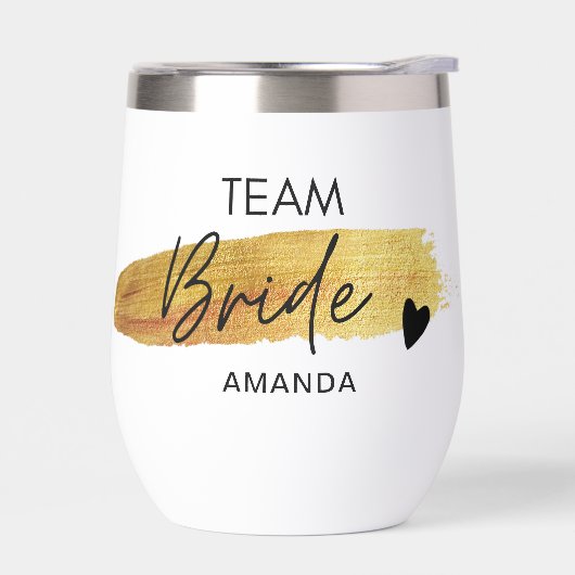 Team bruid gepersonaliseerde vrijgezellenfeest gun (Links)