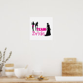 Team Bruid - getuige Poster (Keuken)