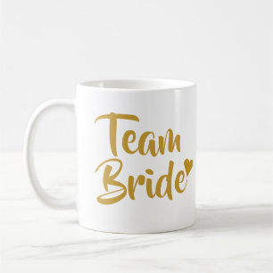 Team Bruid Gouden Hart Koffiemok