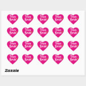 Team Bruid Gouden Hart Sticker (Vel)