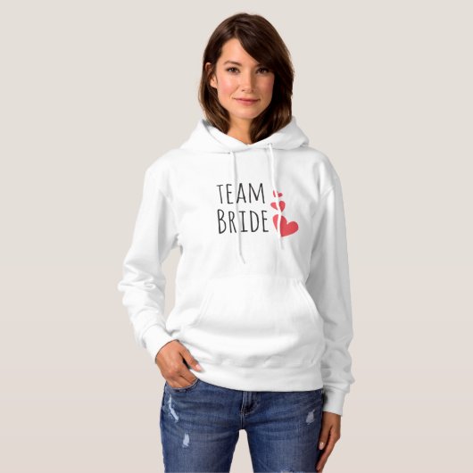 Team Bruid Hoodie (Voorkant volledig)
