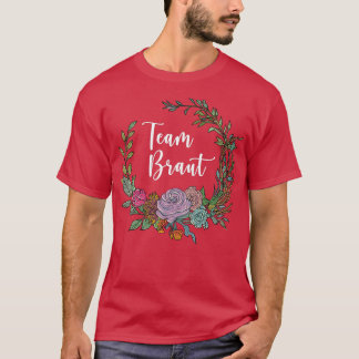 Team Bruid I Bloemenkrans Trouw Boho Stijl Euca T-shirt