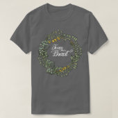 Team Bruid I Bloemenkrans Trouwen Boho Stijl Euca T-shirt (Design voorkant)