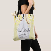 Team bruid in geel tote bag (Dichtbij)