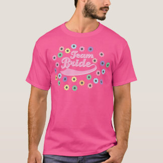 Team Bruid Jga Meisjes Avond Bruid Trouwen T-shirt