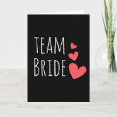 Team Bruid Kaart (Voorkant)