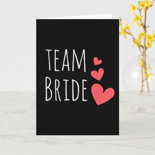 Team Bruid Kaart (Gele Bloem)