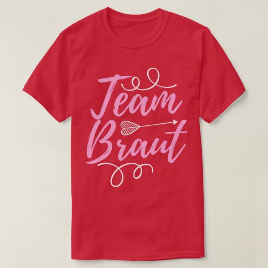 Team Bruid Kippetje Kippetje Dames Feest T-shirt (Design voorkant)