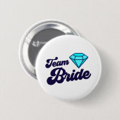Team Bruid Knop Ronde Button 5,7 Cm (Voorkant /achterkant)