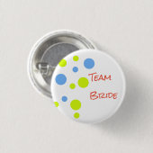 Team Bruid Knop Speld Ronde Button 3,2 Cm (Voorkant /achterkant)